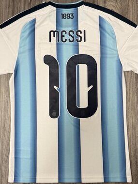 Argentina Messi 10 Home Soccer Jersey Shirt